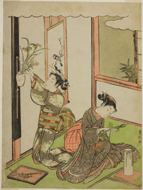 ikebana painting