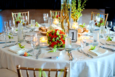 Wedding table setting ideas