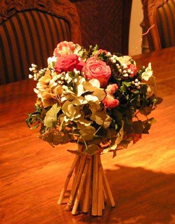 Mixed standing bouquet