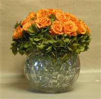 preserved roses flower bowl